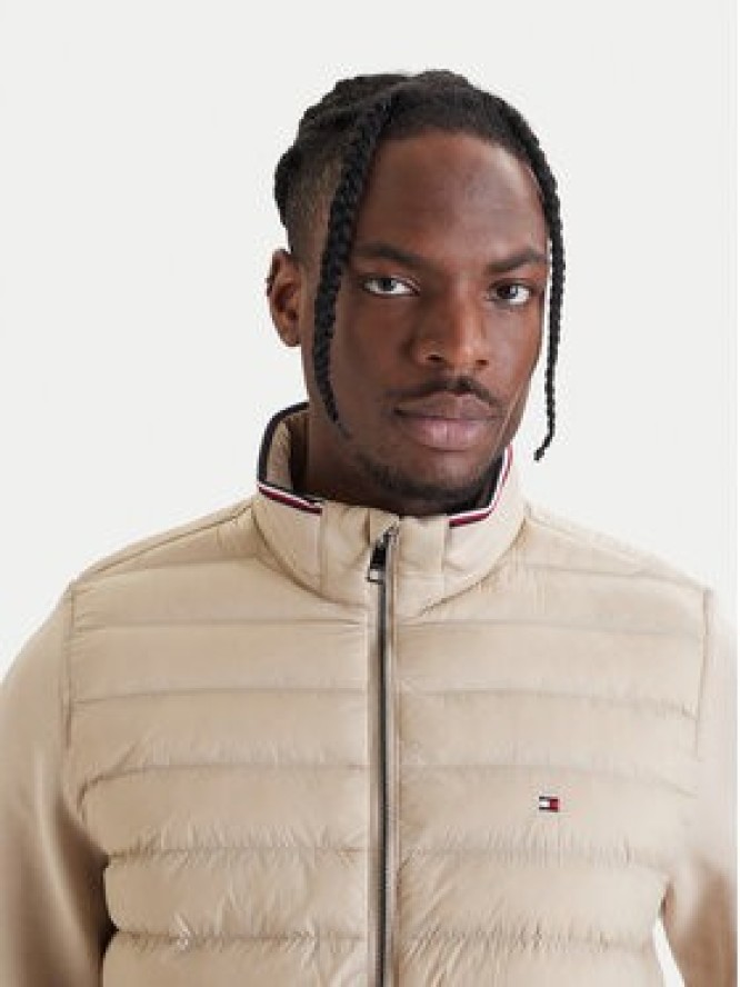 Tommy Hilfiger Kurtka przejściowa Mix Media Ess MW0MW41329 Beżowy Regular Fit