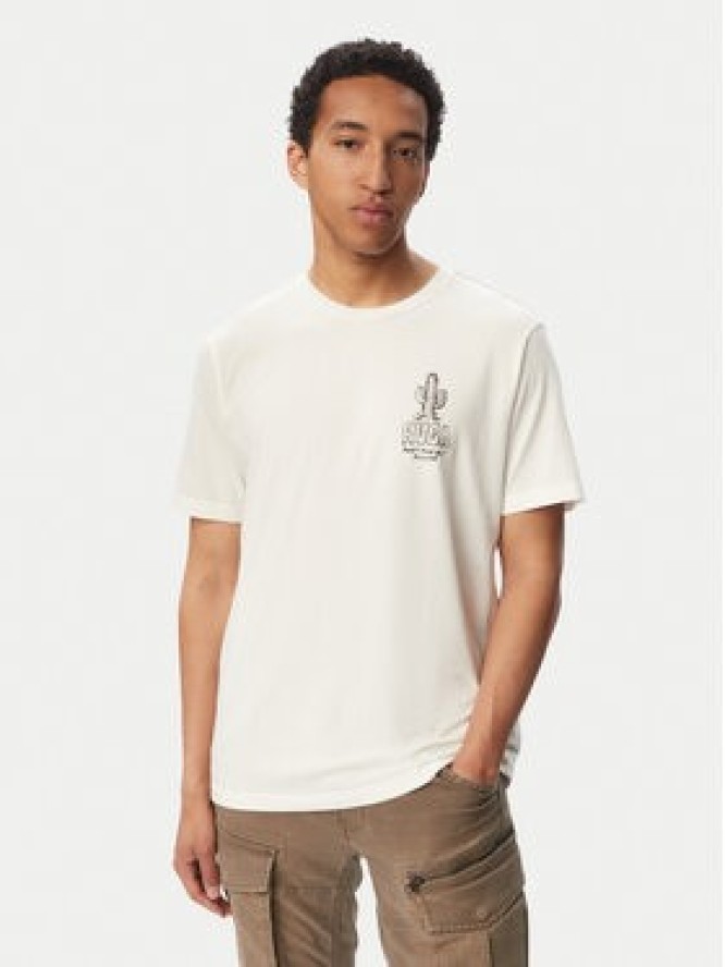 RVCA T-Shirt Deth Valley 23A351532 Biały Regular Fit