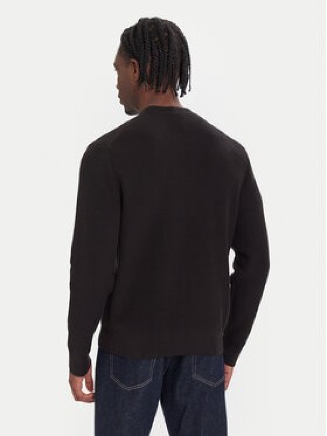 Calvin Klein Sweter LV04LB327G Czarny Regular Fit