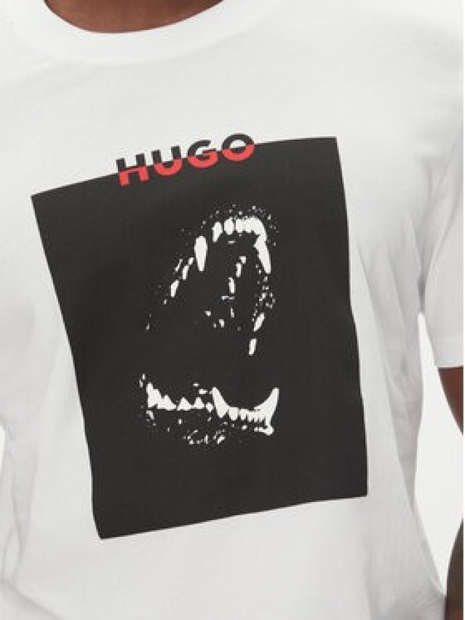 HUGO T-Shirt Dobero 50542734 Biały Regular Fit
