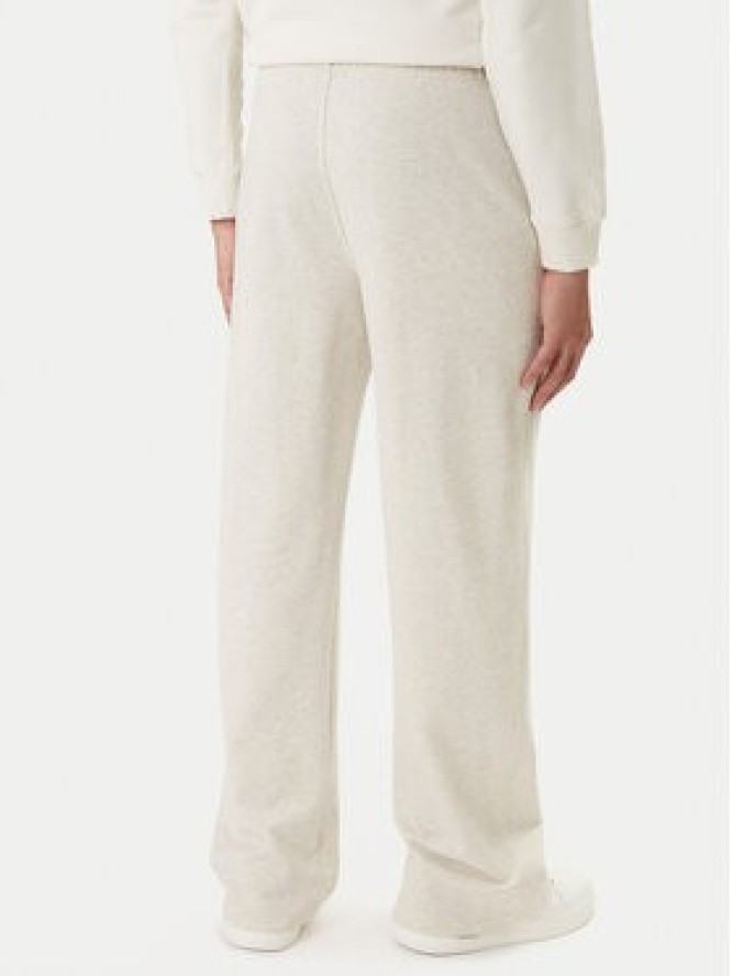 Calvin Klein Jeans Spodnie dresowe Embossed Monologo LV047F206G Beżowy Wide Leg