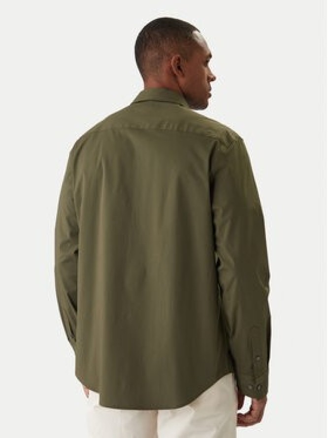 Calvin Klein Koszula LV04LB148G Khaki Slim Fit