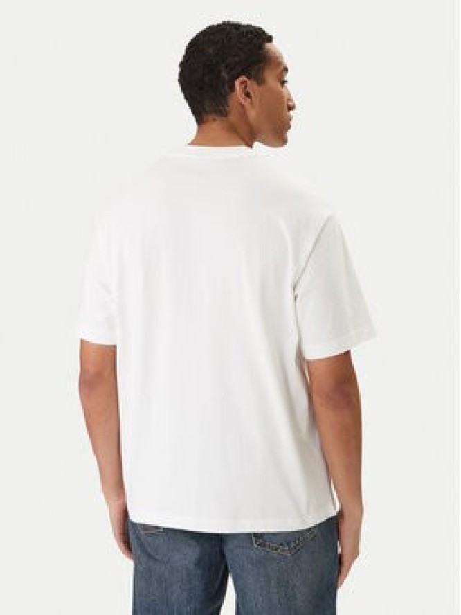 Calvin Klein Jeans T-Shirt Monologo Graphic LV04RE815G Biały Regular Fit
