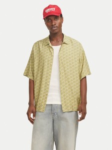 Jack & Jones Koszula Marshall 12271103 Żółty Wide Fit