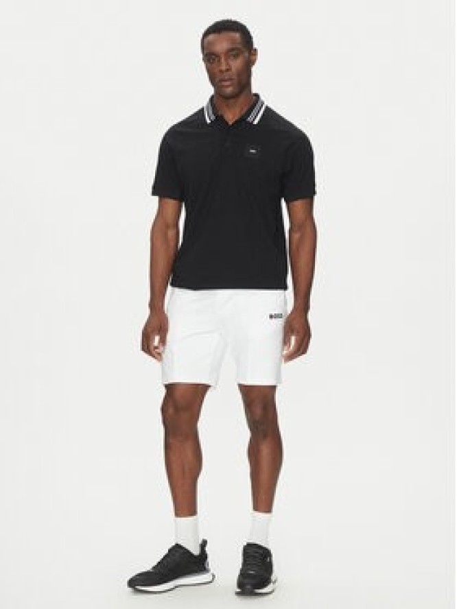 BOSS Szorty sportowe 50537819 Biały Regular Fit
