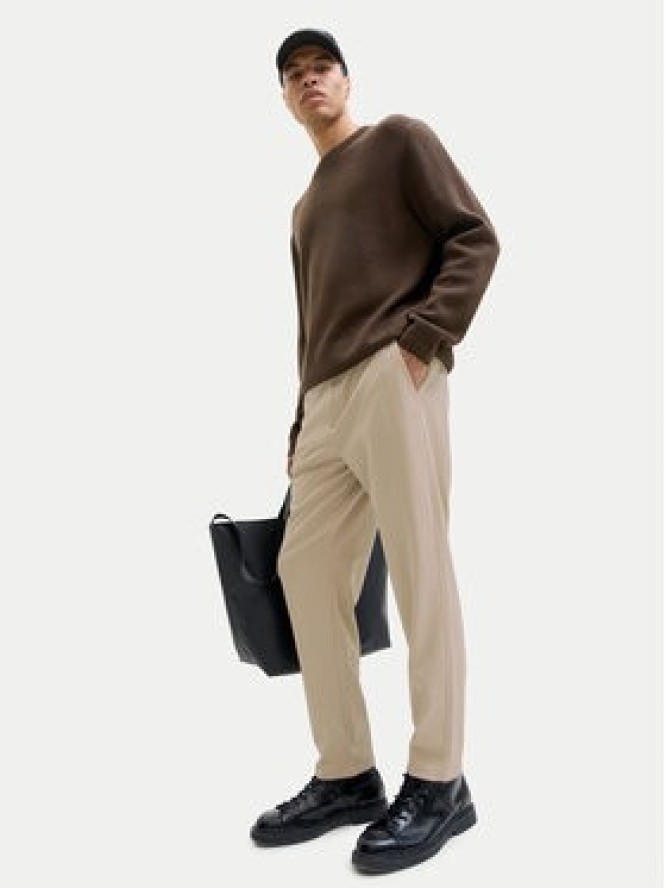 Jack & Jones Spodnie materiałowe Ace Neo 12282533 Beżowy Tapered Fit