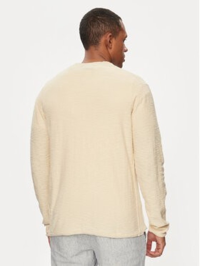 INDICODE Sweter Mattiaxa 30-458 Beżowy Regular Fit