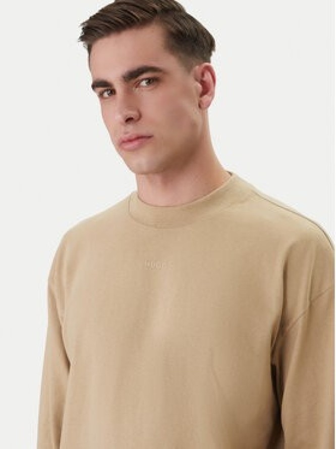HUGO Bluza Daposo 50511029 Beżowy Relaxed Fit