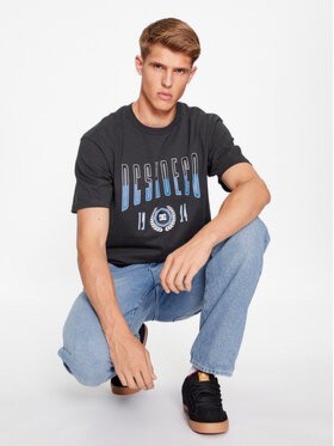 DC Shoes T-Shirt Dropout Tees ADYZT05304 Czarny Regular Fit