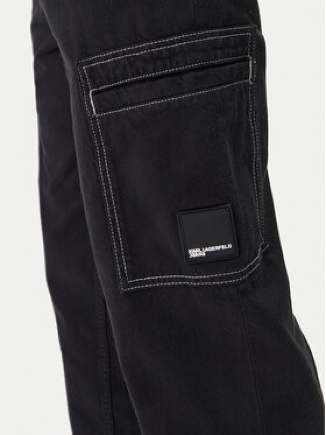 Karl Lagerfeld Jeans Jeansy B1M10025 Czarny Slim Fit