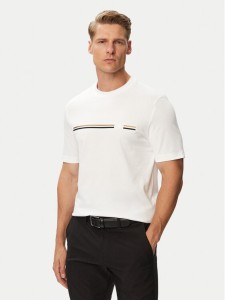 BOSS T-Shirt C-Taut 41 50565785 Biały Regular Fit