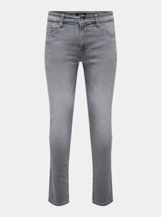 Only & Sons Jeansy Loom 22028265 Szary Slim Fit
