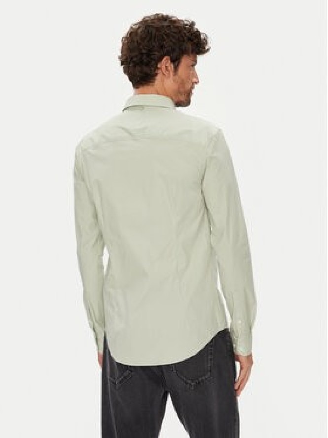 Tommy Jeans Koszula Original DM0DM04405 Zielony Slim Fit