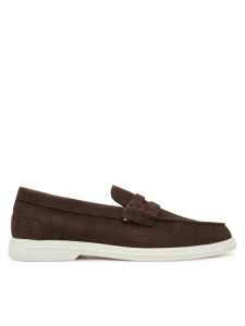 Tommy Hilfiger Mokasyny Nubuck P Loafer FM0FM05350 Brązowy