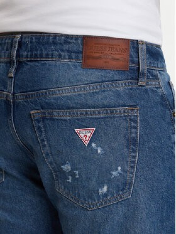 Guess Jeans Jeansy M5YA1B D6367 Niebieski Straight Fit