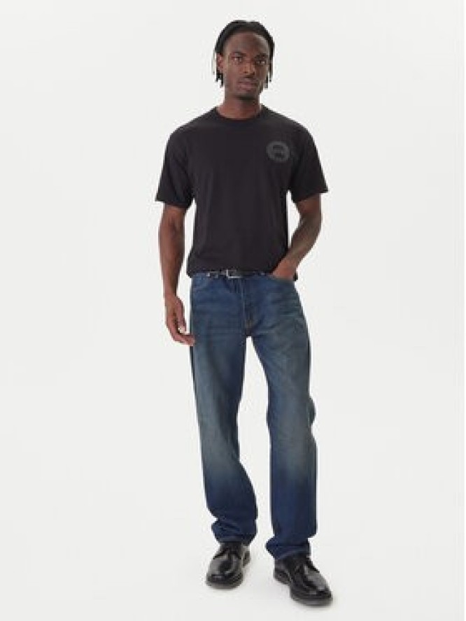 Versace Jeans Couture T-Shirt 79GAHT06 CJ00T Czarny Regular Fit