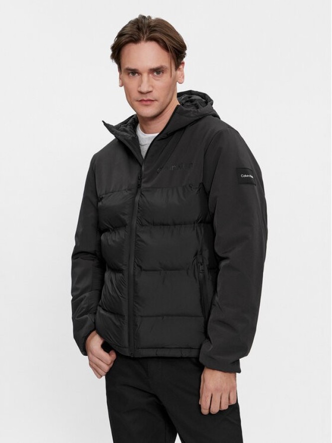 Calvin Klein Kurtka zimowa Mix Media K10K111889 Czarny Regular Fit