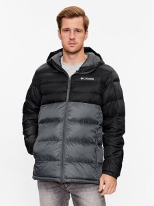 Columbia Kurtka zimowa Buck Butte™ Insulated Hooded Jacket Szary Regular Fit