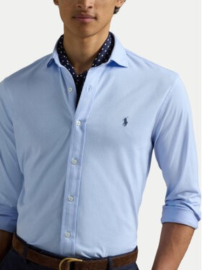 Polo Ralph Lauren Koszula 710899386016 Błękitny Slim Fit