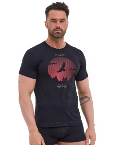 Koszulka męska z krótkim rękawem wełniana Brubeck OUTDOOR WOOL PRO