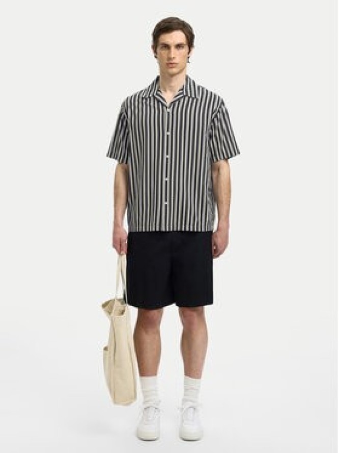 Selected Homme Koszula 16091381 Granatowy Relaxed Fit