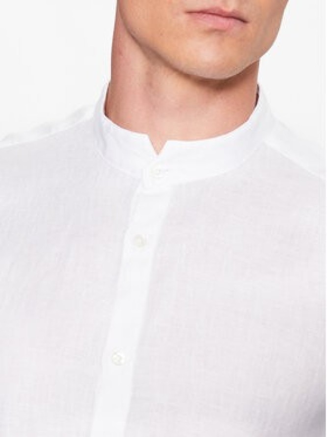 Hugo Koszula 50490740 Biały Slim Fit