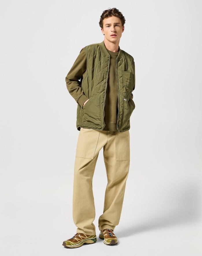 WRANGLER MĘSKA KAMIZELKA ELEVATED VEST IVY GREEN 112357210 W44E016396