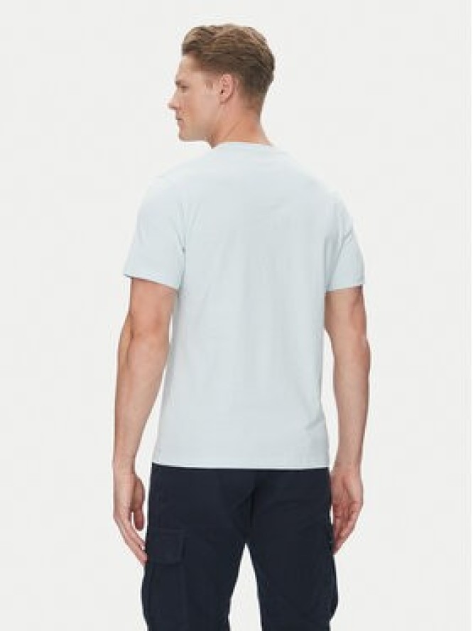 Barbour T-Shirt Lydd MTS1396BU61 Błękitny Regular Fit
