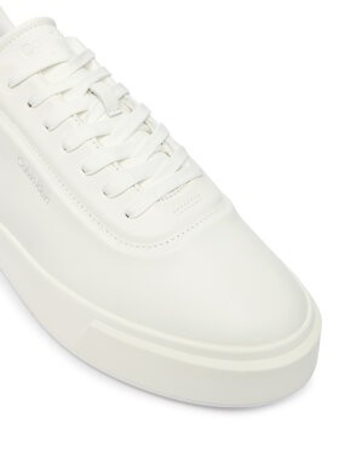 Calvin Klein Sneakersy Basket Cups Oxf Lup Hf Lth YM0YM01452 Biały