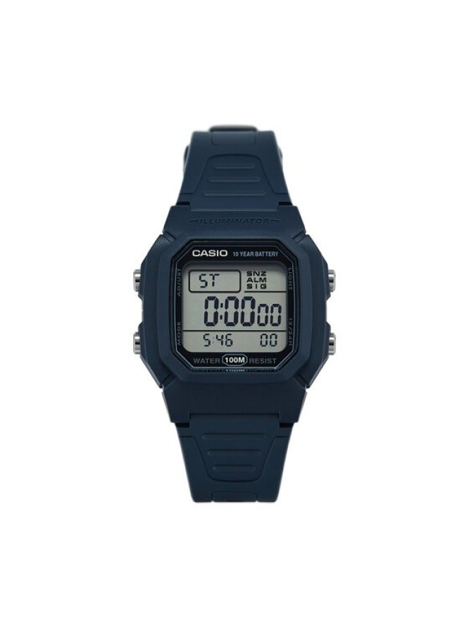 Casio Zegarek Digital W-800H-2AVES Granatowy