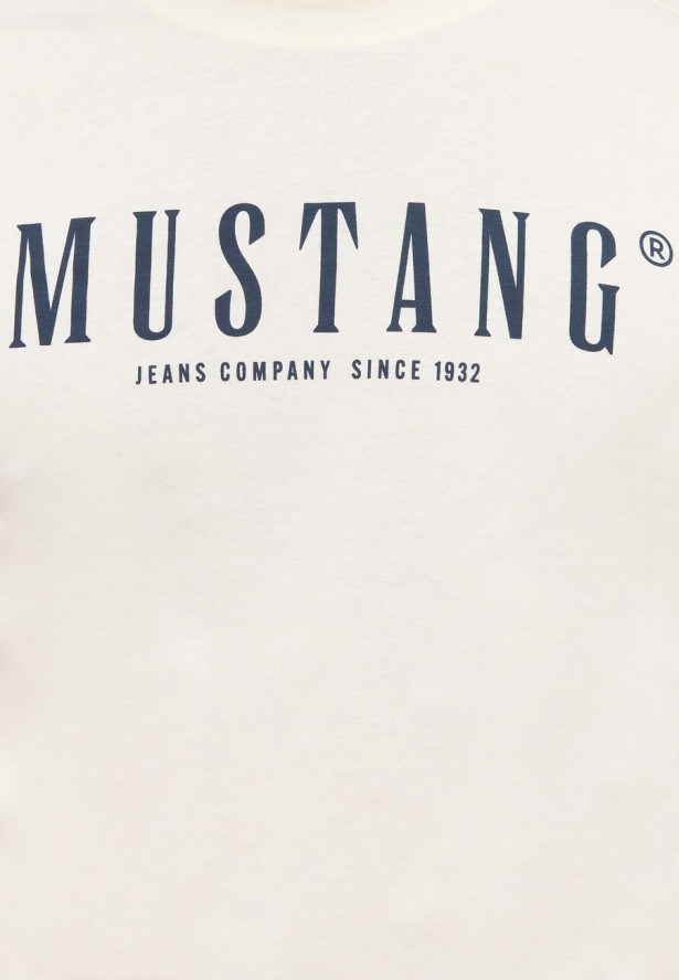 Męski T-Shirt Mustang Style Austin Whisper White 1016853 2013