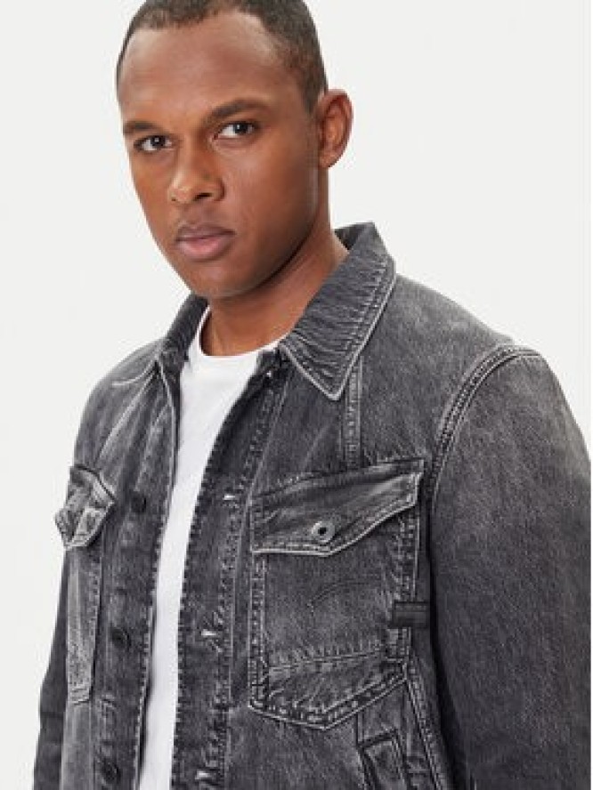 G-Star Raw Kurtka jeansowa D26919-D537 Szary Slim Fit