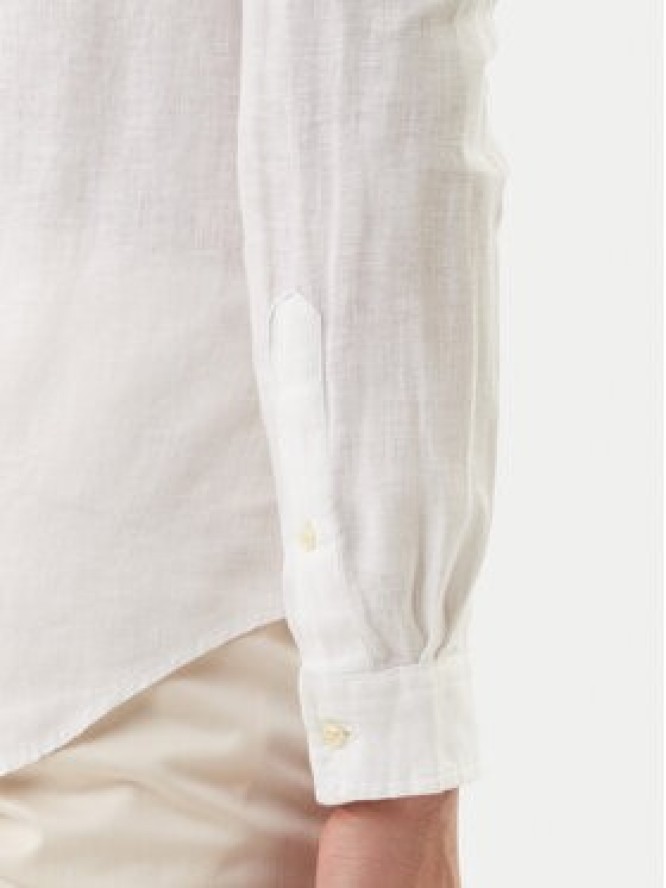 Polo Ralph Lauren Koszula 710968915505 Biały Slim Fit