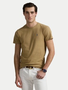 Polo Ralph Lauren T-Shirt 710671438429 Beżowy Custom Slim Fit
