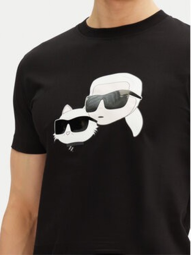 KARL LAGERFELD T-Shirt 755061 552241 Czarny Regular Fit
