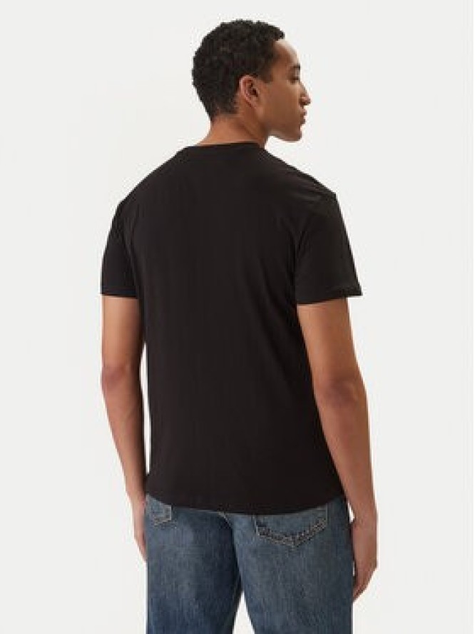 Tommy Jeans T-Shirt Linear Logo DM0DM20744 Czarny Regular Fit