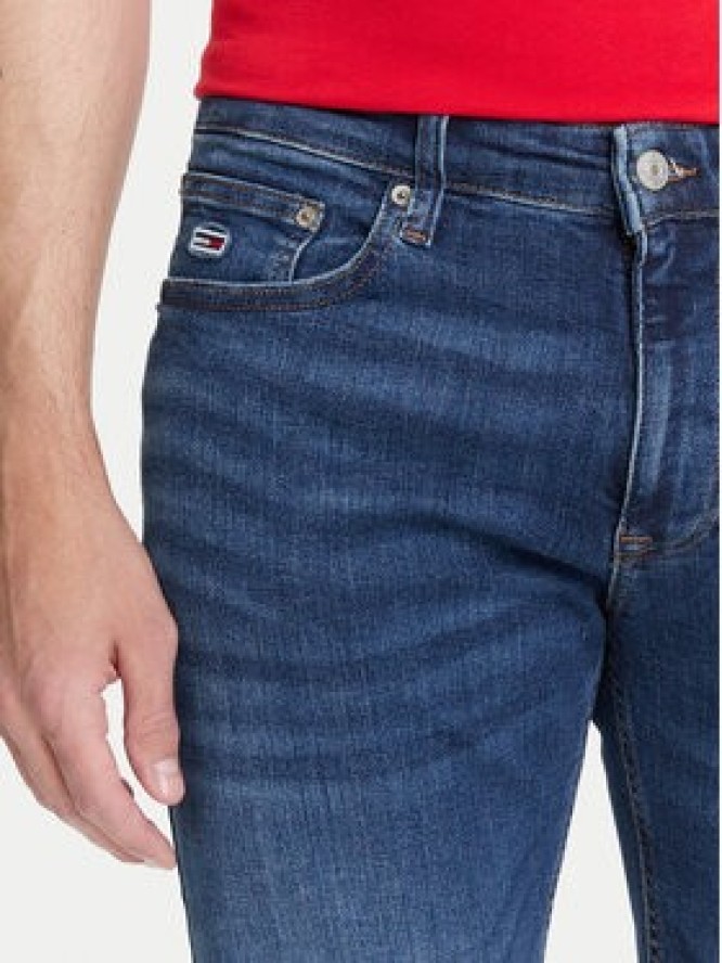Tommy Jeans Jeansy Austin DM0DM21891 Granatowy Slim Fit