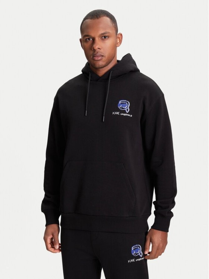 KARL LAGERFELD Bluza 705111 553904 Czarny Loose Fit