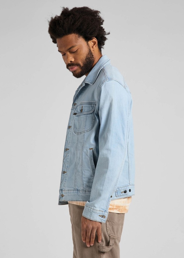 LEE RIDER JACKET MĘSKA KURTKA JEANSOWA LIGHT ALTON L89ZOWJU 112145653
