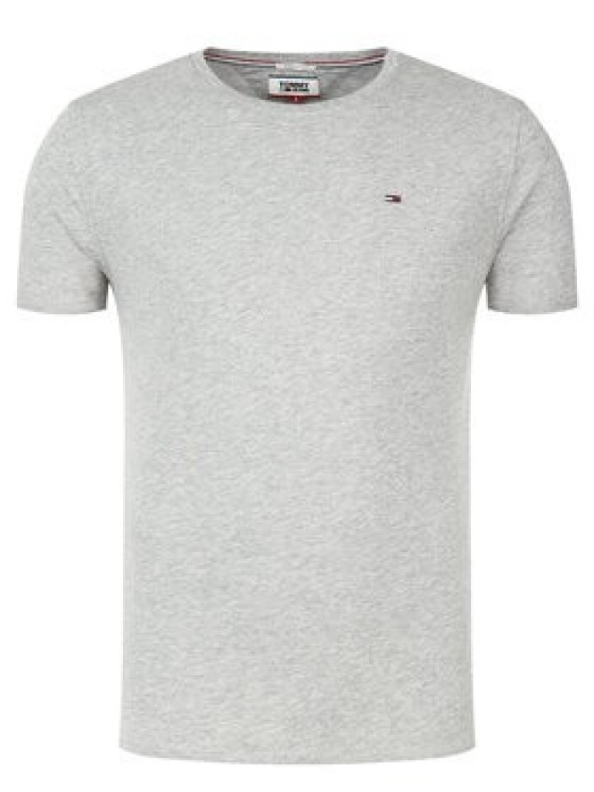 Tommy Jeans T-Shirt DM0DM04411 Szary Slim Fit