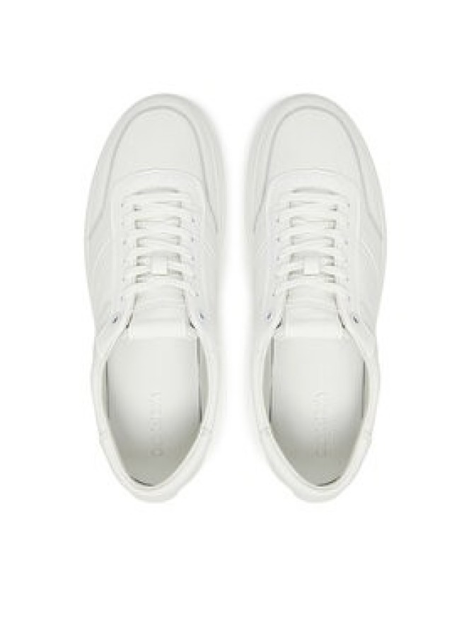 Calvin Klein Sneakersy Clean Cup Low Lace Tape HM0HM01898 Biały