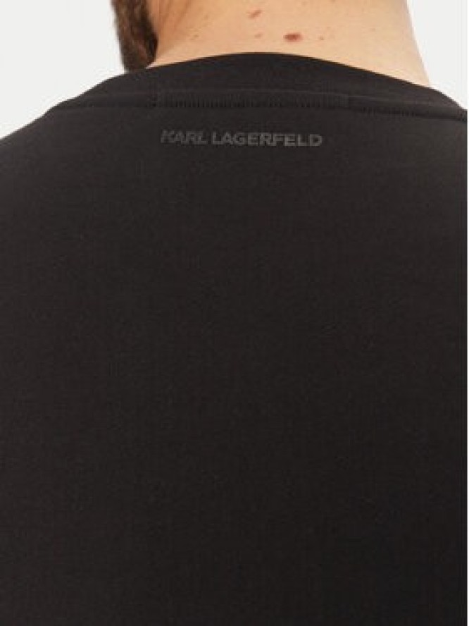 KARL LAGERFELD Bluza 705432 551942 Czarny Regular Fit