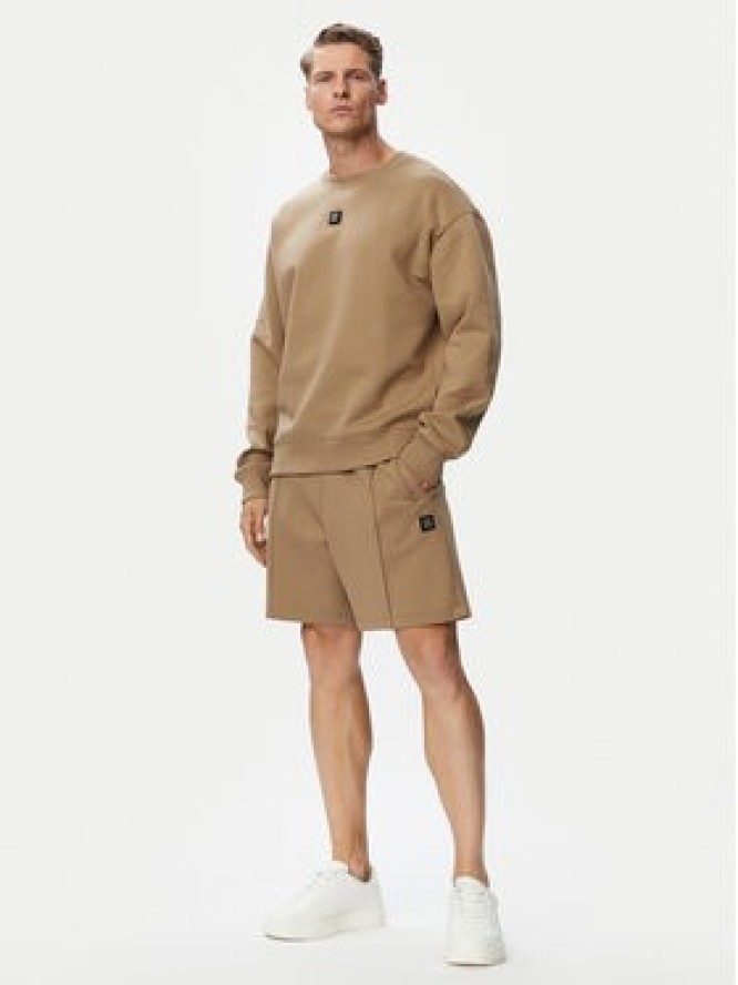 HUGO Bluza Dettil 50533689 Beżowy Relaxed Fit