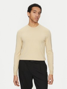 HUGO Sweter San Cody 50532074 Beżowy Slim Fit