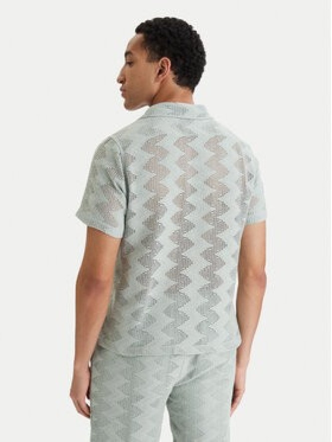 Guess Koszula M6GP46 K3236 Zielony Regular Fit