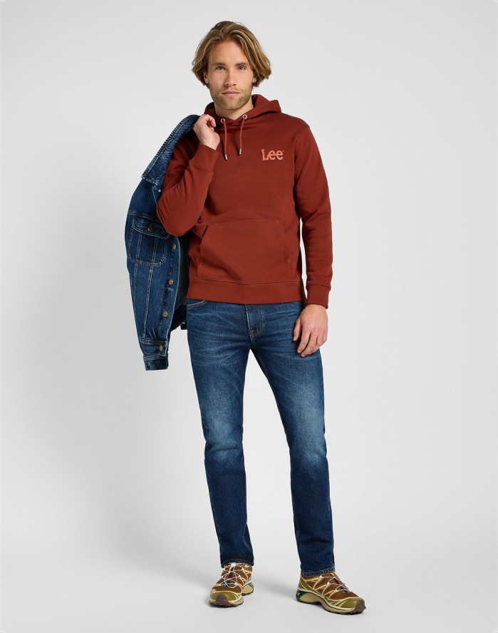 LEE MĘSKA BLUZA LEE WOBBLY LEE HOODIE SWEET MAPLE 112358006