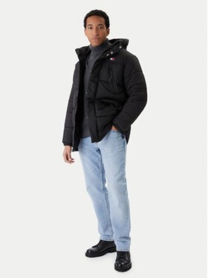 Tommy Jeans Kurtka zimowa DM0DM22249 Czarny Relaxed Fit