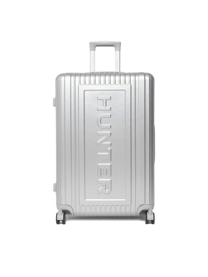 Hunter Walizka duża CEO-HUNTER-L-002-08-SILVER Srebrny