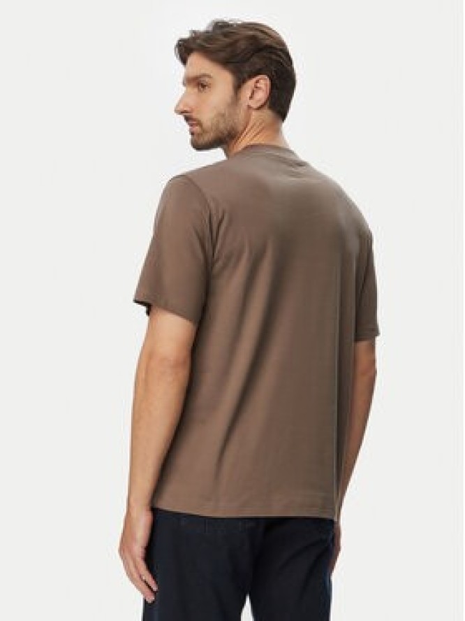 Jack & Jones T-Shirt Blaowen Ss 12292397 Brązowy Regular Fit