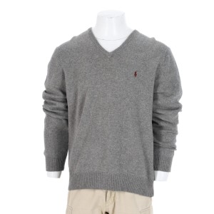 Second life - Polo Ralph Lauren sweter męski z dekoltem w serek - Jak nowy